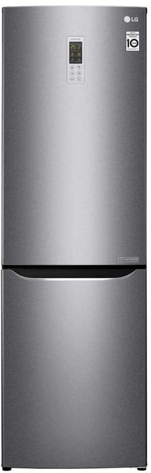Холодильник LG GA-B419SLGL 302л. графитовый