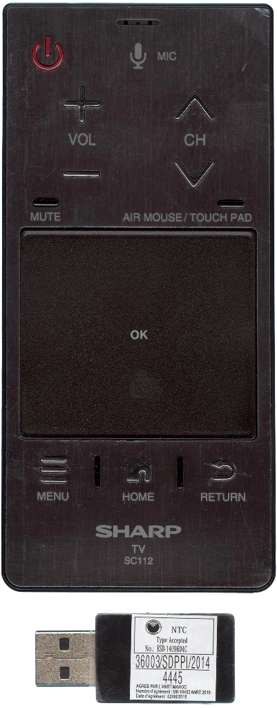 Пульт Sharp SC112 TV Smart Control оригинальный