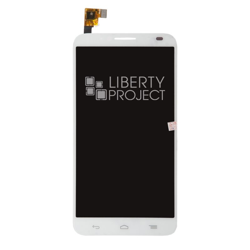 LCD дисплей для Alcatel Idol 2 6037Y в сборе с тачскрином (белый)