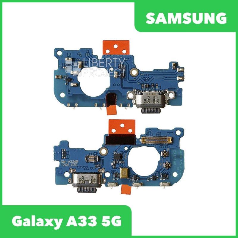 Шлейф/FLC Samsung Galaxy A33 5G SM-A336 на системный разъём/микрофон