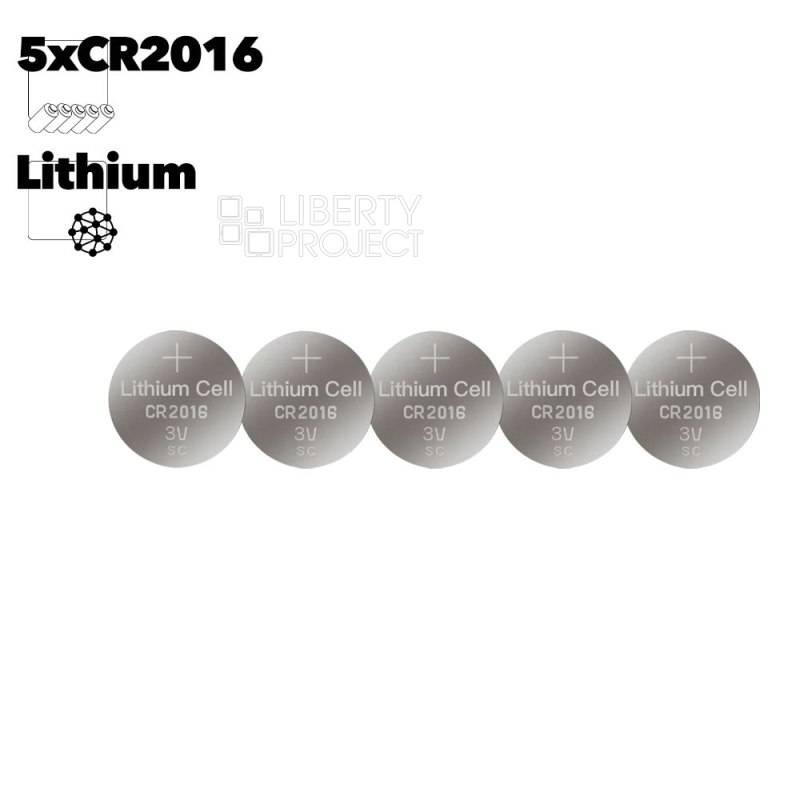 Литиевый элемент питания Smartbuy CR2016 5шт