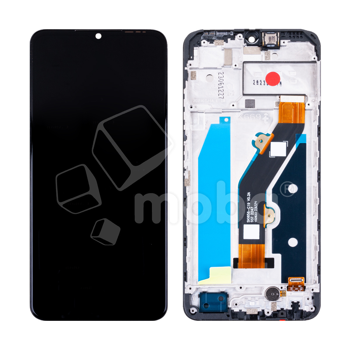 Дисплей для Infinix Hot 30i (X669D) модуль с рамкой Черный - OR (HD+, 300 Кд/м2, 90 Гц)