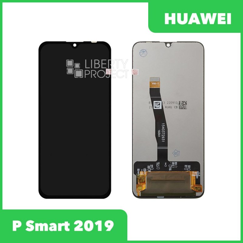 LCD дисплей для Huawei P Smart 2019 (POT-LX1) с тачскрином Orig LCD (черный) Premium