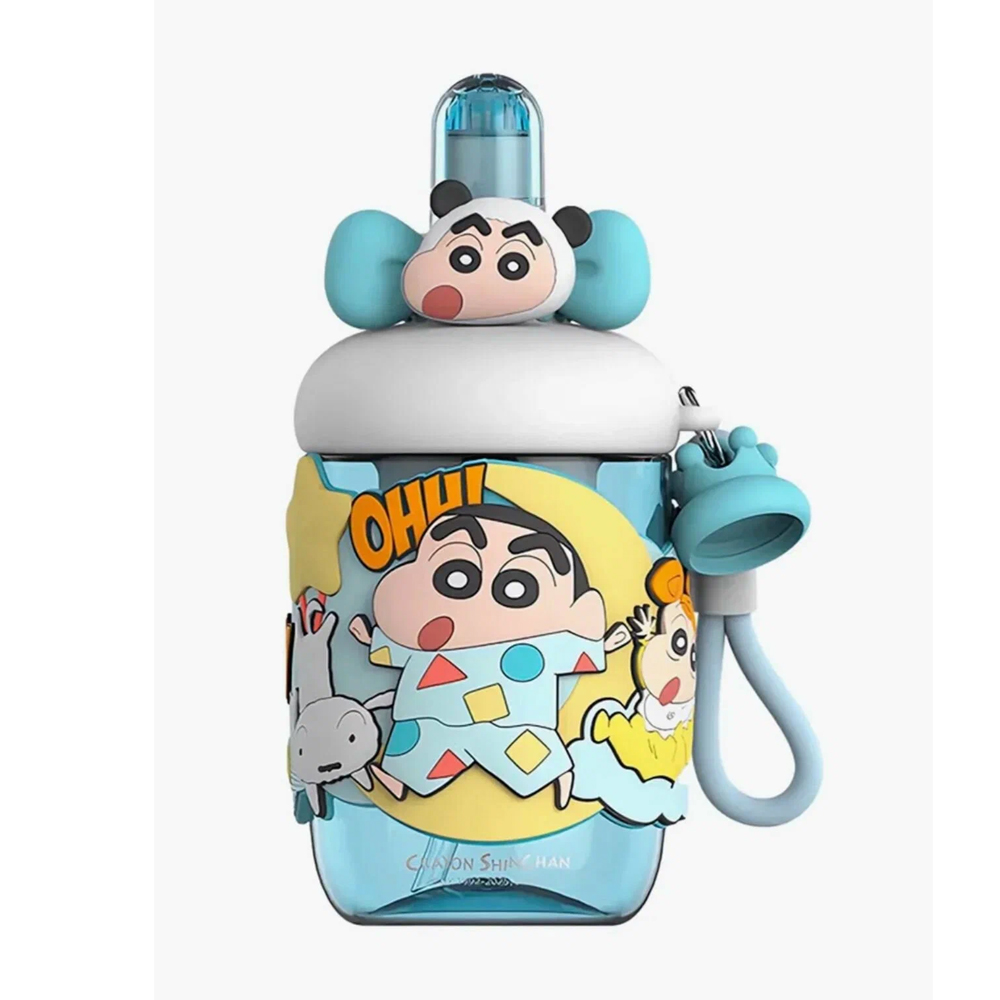 Бутылка Crayon, Shin-chan Tritan Space Cup, Tritan, 650мл, цвет: белый