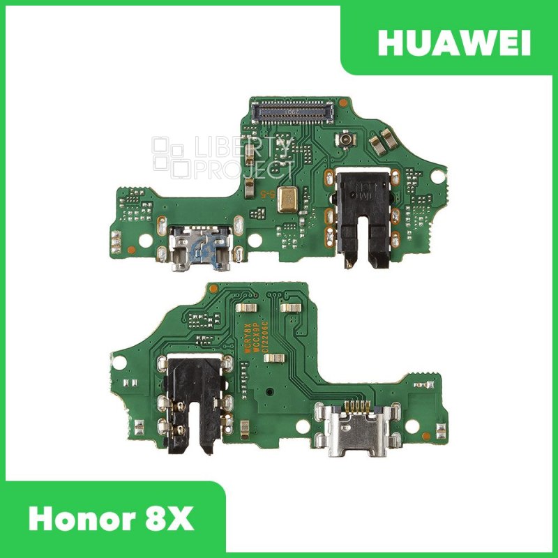 Шлейф/FLC Huawei Honor 8X (JSN-L21) на системный разъём/микрофон