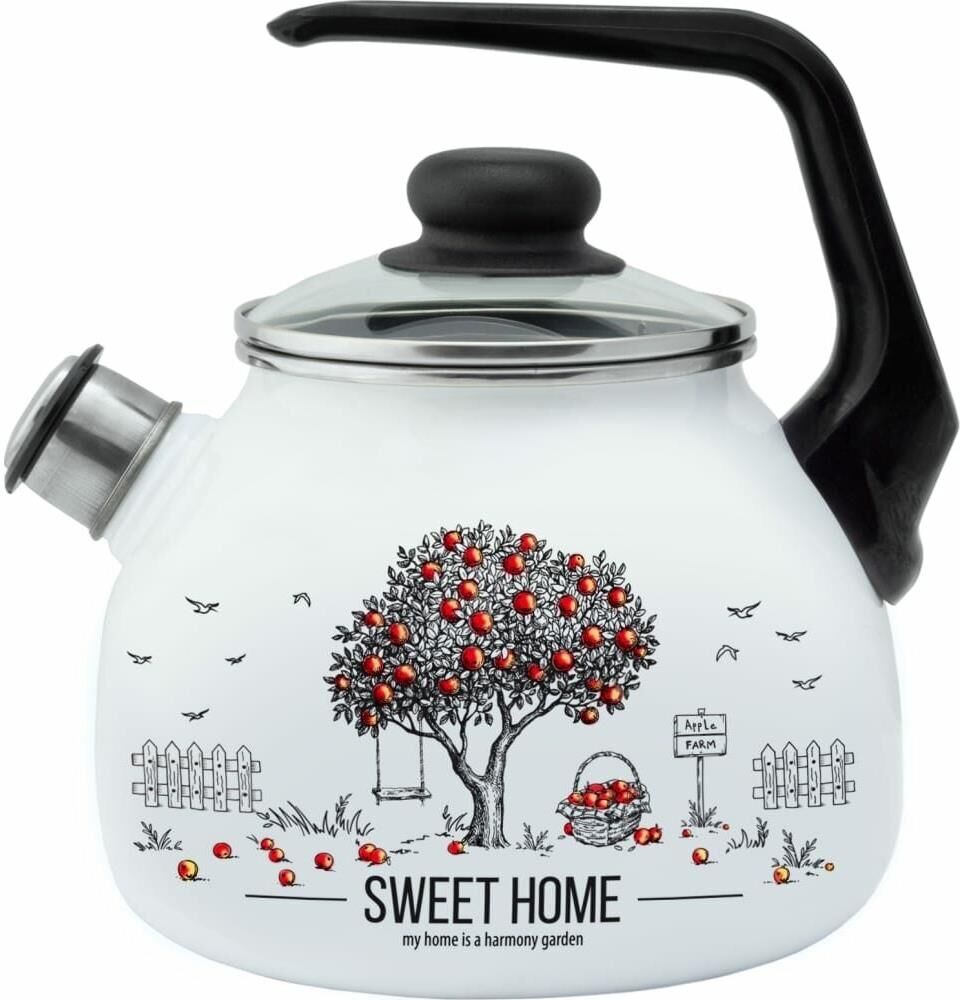 Чайник APPETITE 4с209я Apple Tree эмал 3,0л