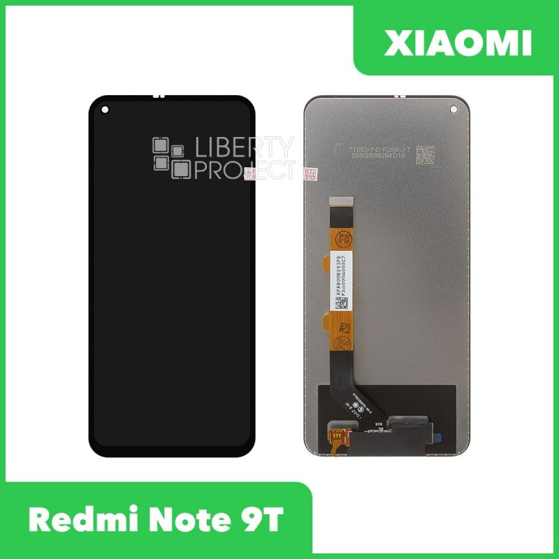 LCD дисплей для Xiaomi Redmi Note 9T с тачскрином (черный)