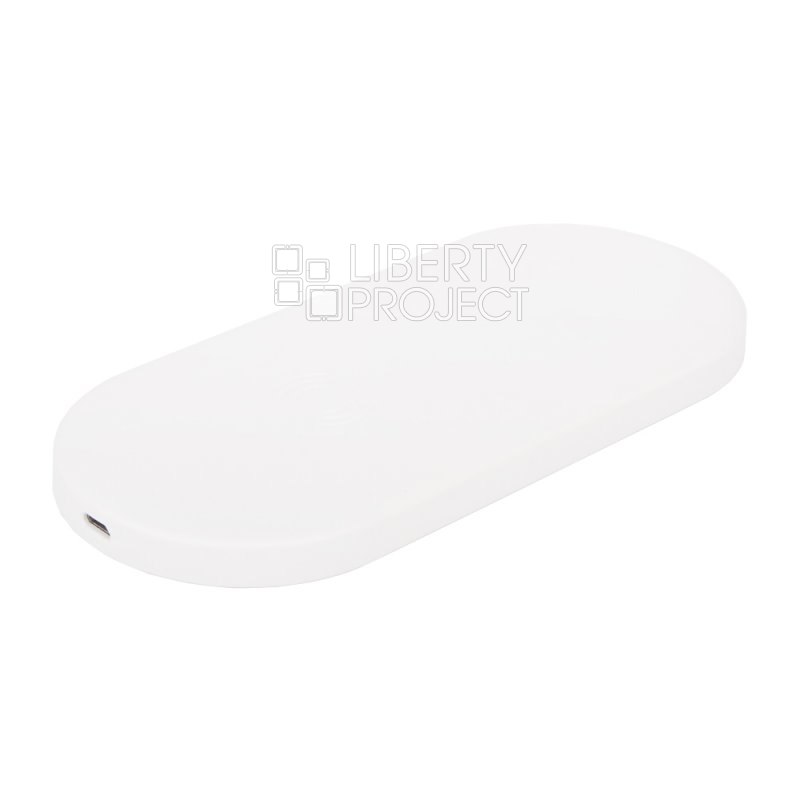Беспроводное ЗУ COTEetCI WS-7 для смартфона и iWatch, 2в1, 1.2м (белый)