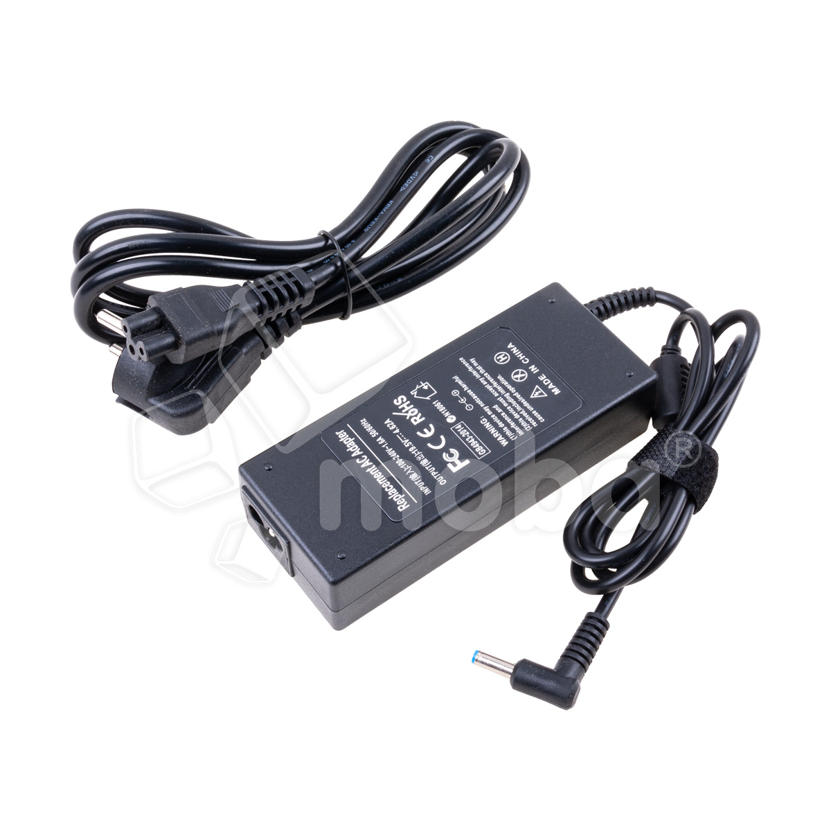 Блок питания (сетевой адаптер) для ноутбука HP/Dell 19,5V, 4,62A, 90W (4,5x3,0 с иглой)