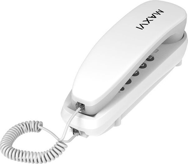 Телефон проводной MAXVI CS-01 White