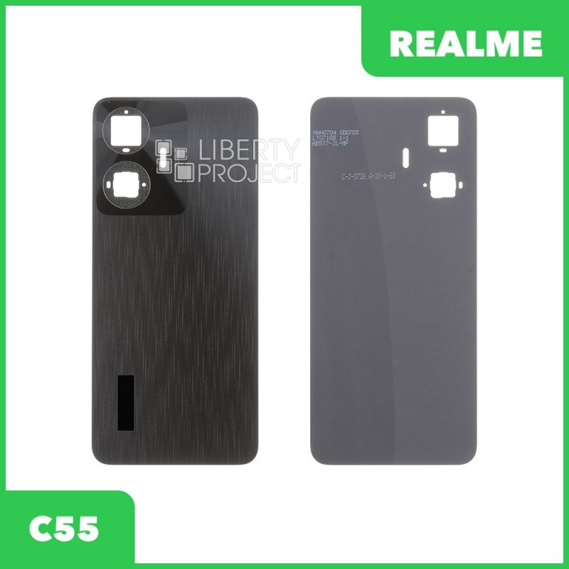 Задняя крышка для Realme C55 (RMX3710) (черный)