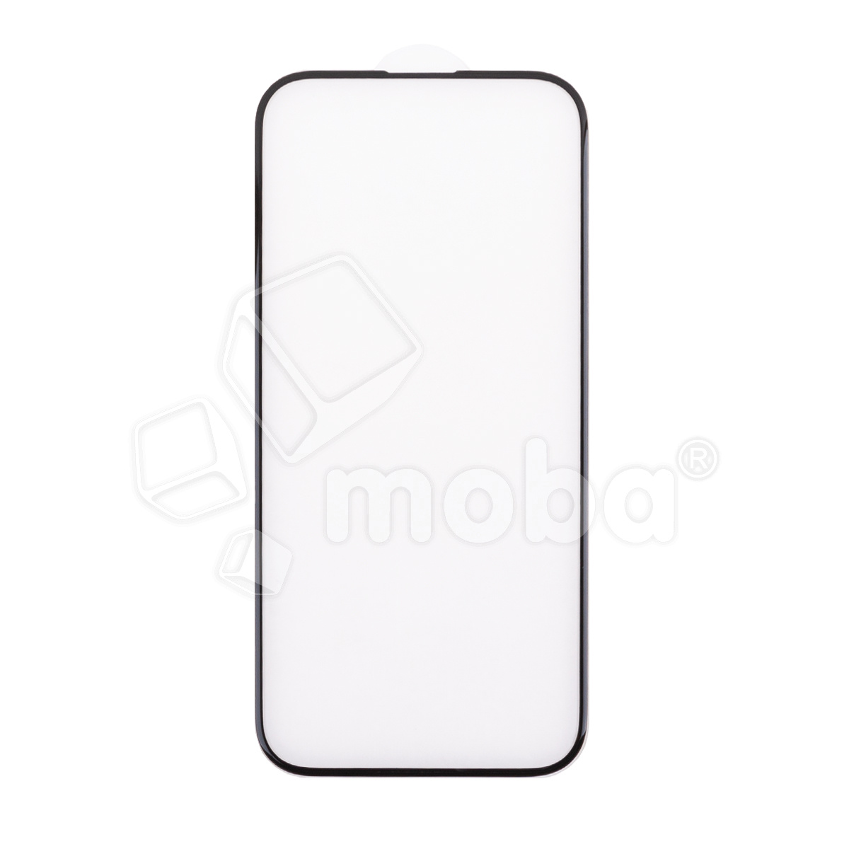 Защитное стекло "Премиум" для iPhone 15 Черный (Закалённое+, полное покрытие)