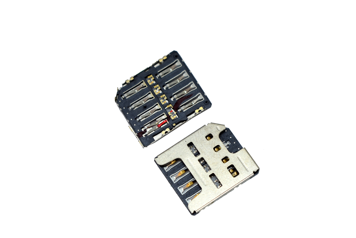 Коннектор SIM-карты (сим), mmc коннектор для Huawei Y5 (S176)