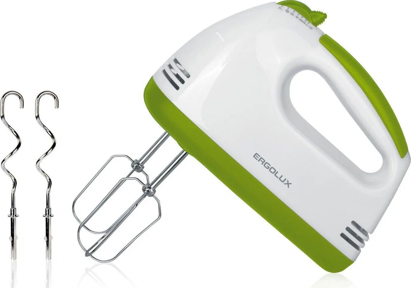 Миксер ERGOLUX ELX-EM03-C34 ручной бело-салатовый