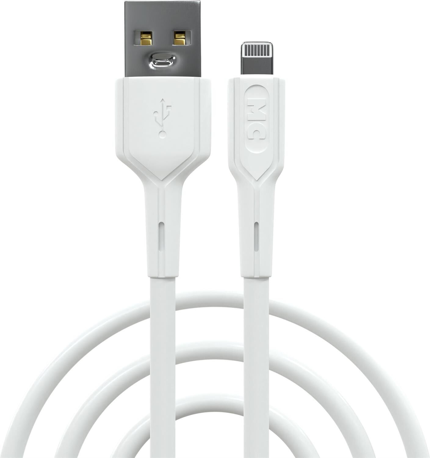 Кабель MORE CHOICE (4620202553065) K63i USB 2.4A для Lightning , белый