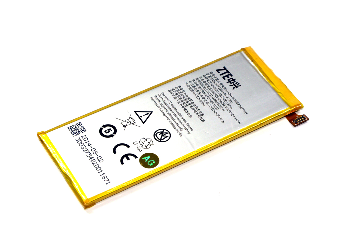Аккумулятор для ZTE Li3823T43P6hA54236-H/A880/G717C/Z7 Mini 2300 мАч (Короткий шлейф) батарея