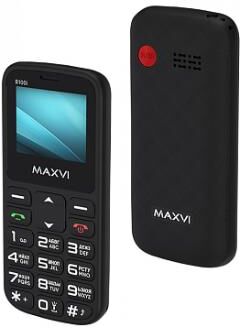 Телефон мобильный MAXVI B100i Black