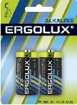 Элементы питания ERGOLUX (11751) LR14 Alkaline BL-2