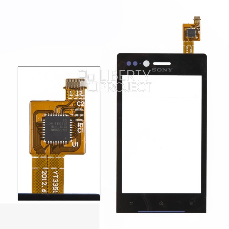 Тачскрин для Sony Xperia miro ST23i/ST23a 1-я категория