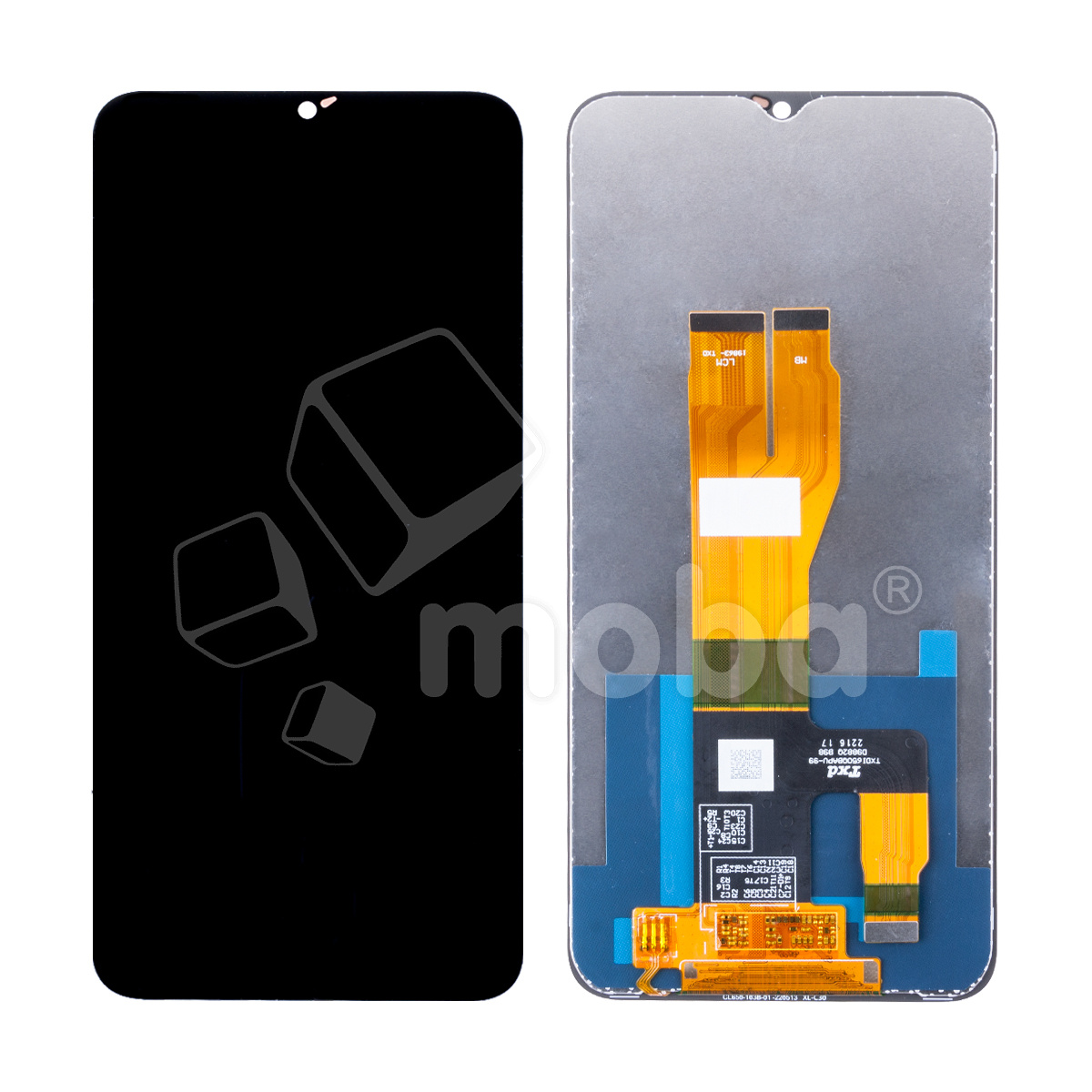 Дисплей для Realme C30/Narzo 50i Prime (RMX3581/RMX3623/RMX3506) в сборе с тачскрином Черный - Оптима