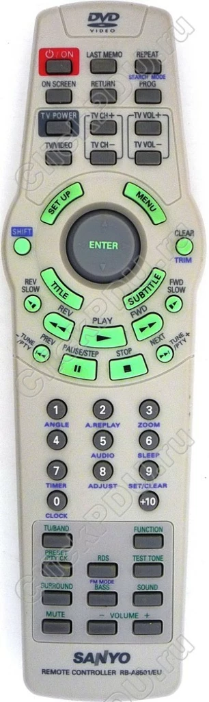Пульт SANYO RB-A8501/EU orig оригинальный