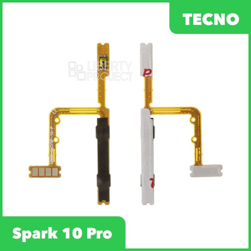 Шлейф/FLC Tecno Spark 10 Pro (KI7) на кнопки громкости/включения