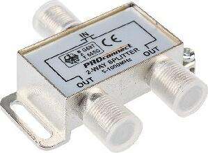 Делитель PROCONNECT (05-6021) ТВ краб х 2 под F разъём 5-1000 МГц (10)