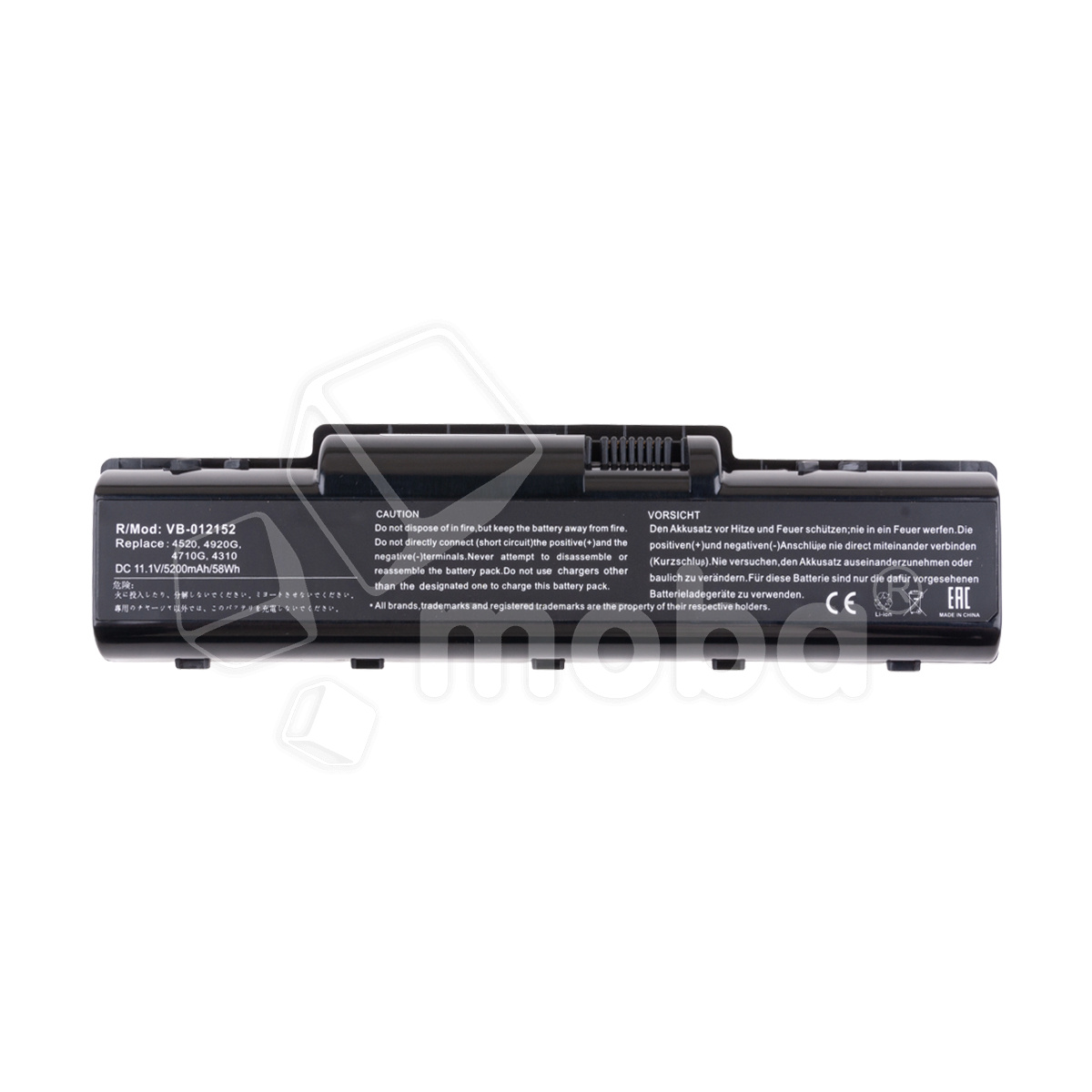 Аккумуляторная батарея для ноутбука Acer Aspire 2930, 4220, 4220G, 4230, 4310, 4315, 4330, 4336, 4520 (AS07A72) 5200 mAh
