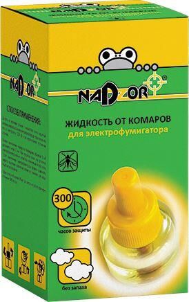 NADZOR Жидкость от комаров, без запаха, 30мл, IKL001K