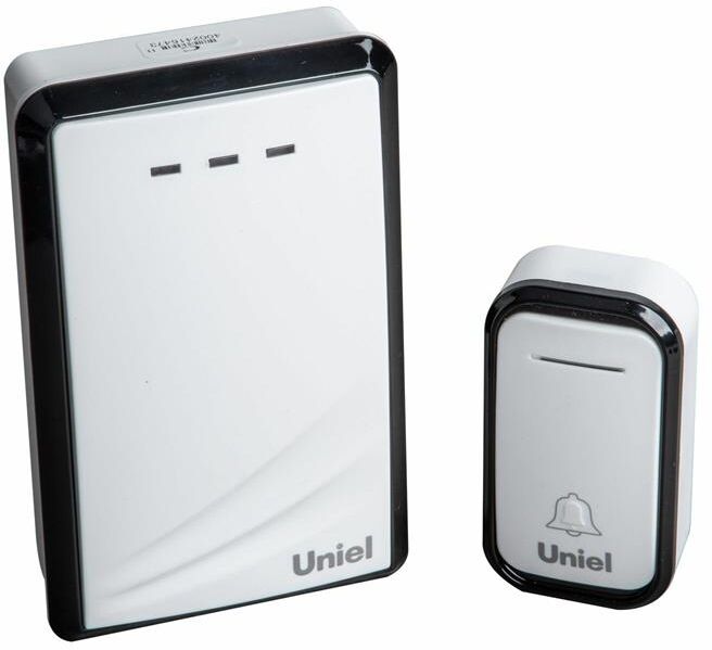 Звонок UNIEL (UL-00011373) UDB-017W-R1T1-38S-150M-WH/BL