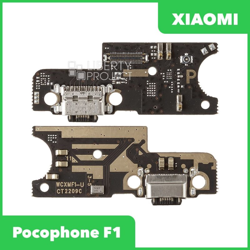 Шлейф/FLC Xiaomi Poco F1 на системный разъём/микрофон