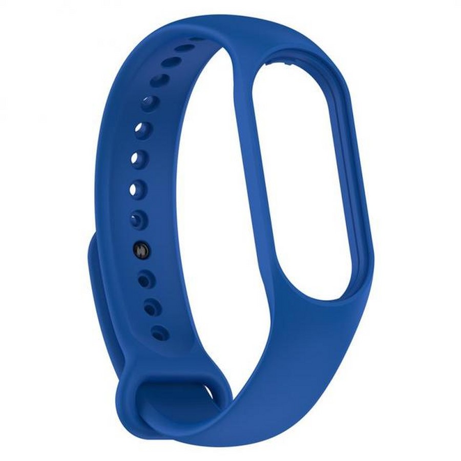 Силиконовый ремешок для Xiaomi mi band 7 синий