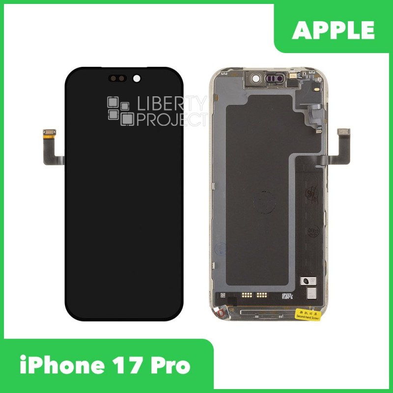 LCD дисплей для Apple iPhone 17 Pro (черный) с тачскрином original (change glass) без ошибки