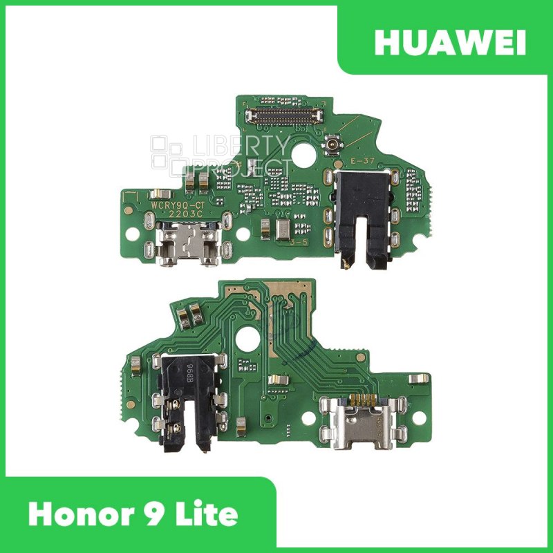 Шлейф/FLC Huawei Honor 9 Lite (LLD-L31) на системный разъём/разъём гарнитуры/микрофон