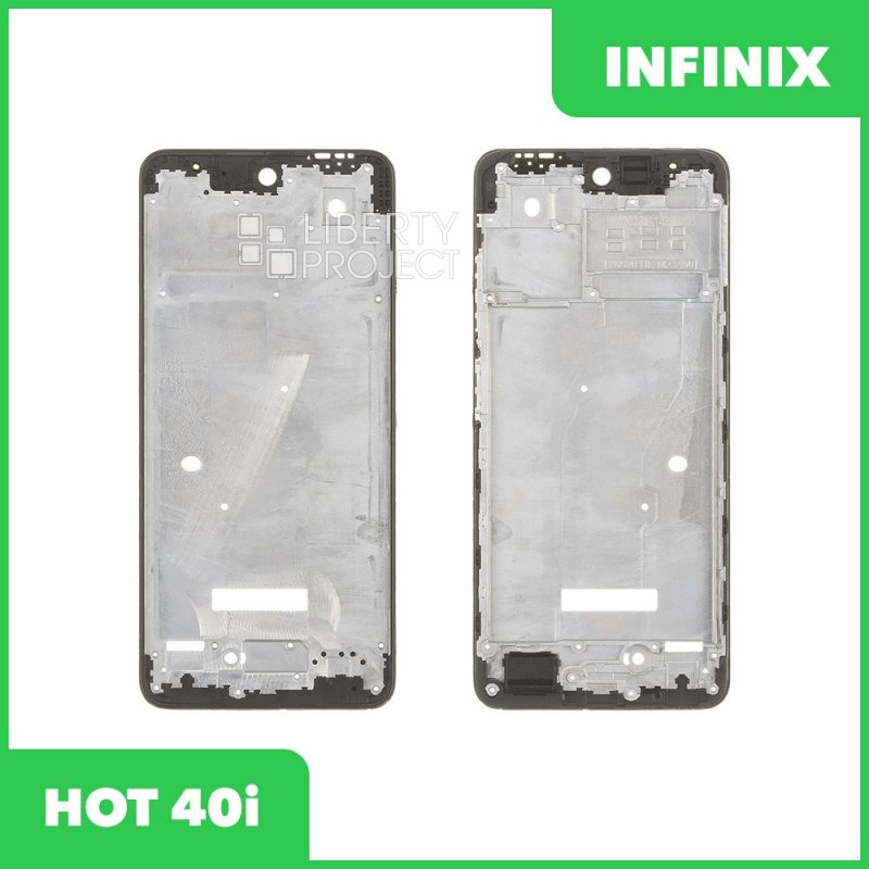 Рамка дисплея для Infinix HOT 40i (черный)