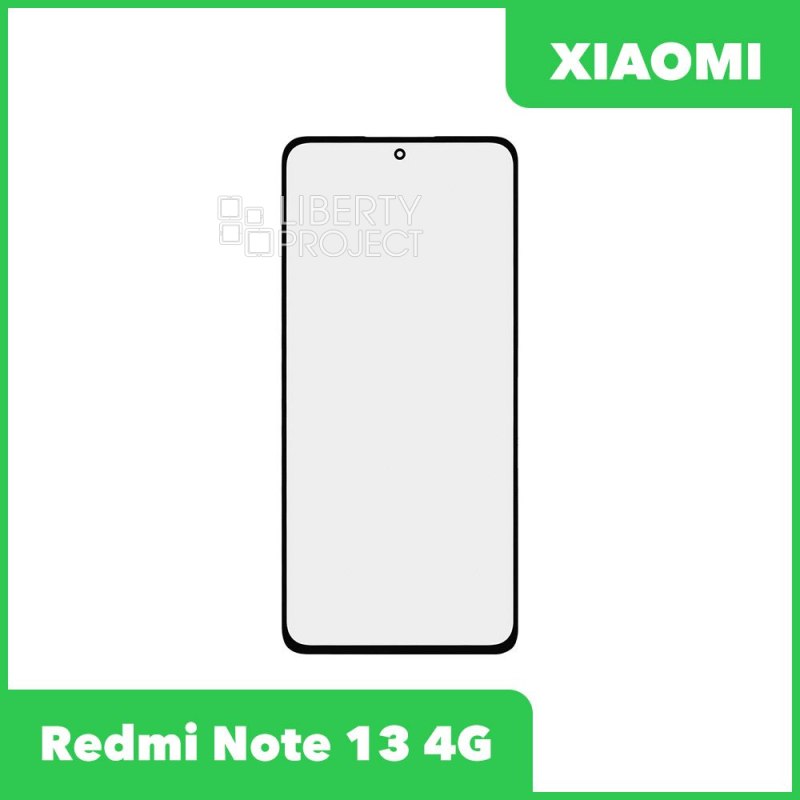 G+OCA PRO стекло для переклейки Xiaomi Redmi Note 13 4G (черный)