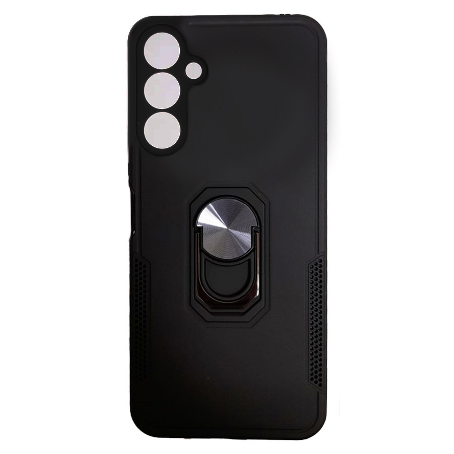Противоударная накладка Armor Case с кольцом для Samsung A16 черный