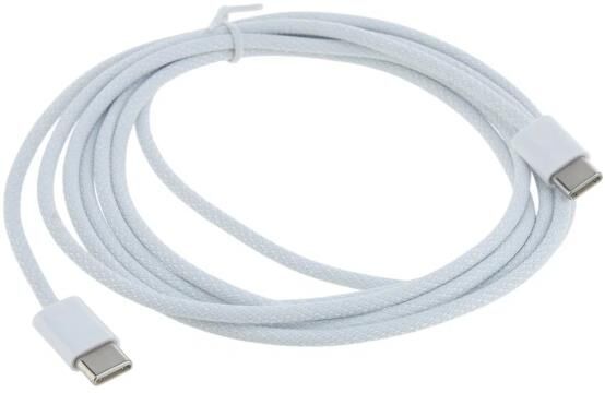 Кабель ELTRONIC (1-15) 3.0A/60W тканевая оплетка (белый)