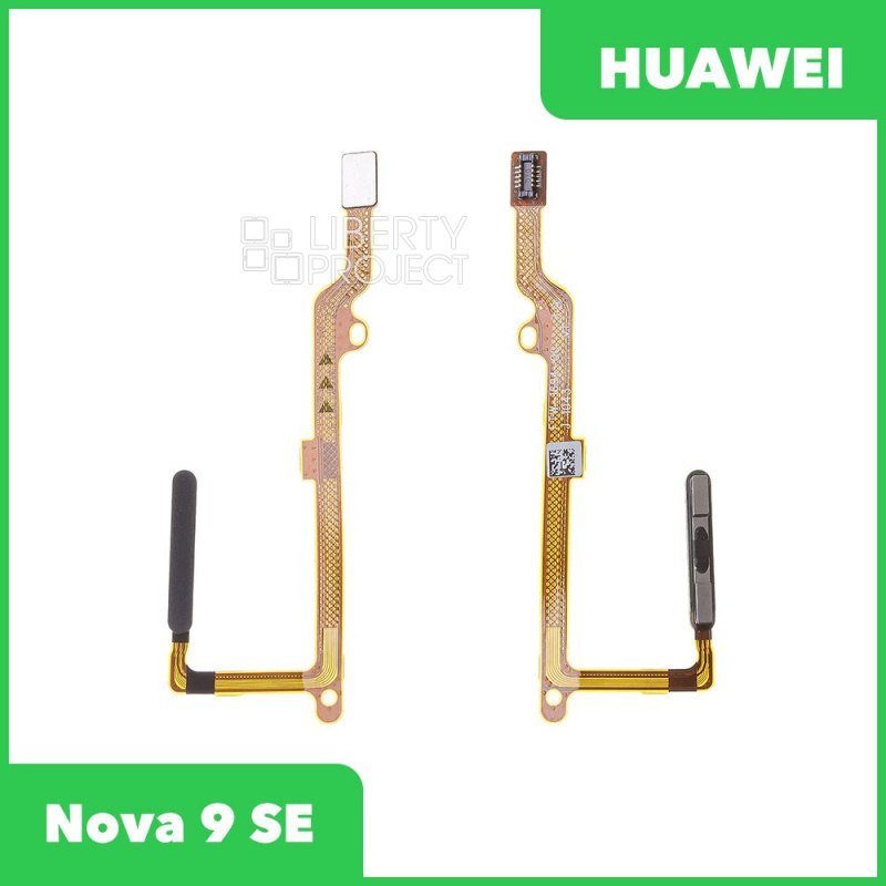 Шлейф для Huawei Nova 9 SE (JLN-LX1) сканер отпечатка пальцев (черный)