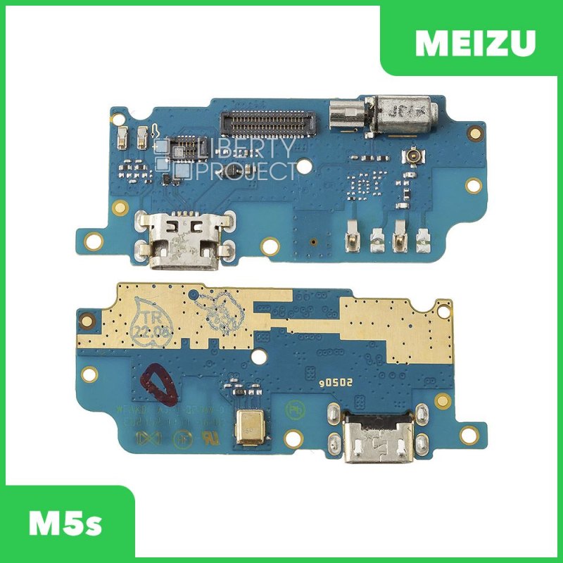 Шлейф/FLC Meizu M5s на системный разъём и микрофон (нижняя плата)