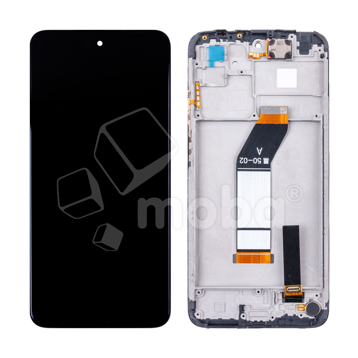 Дисплей для Xiaomi Redmi 10 (21061119DG/21061119AG) модуль с рамкой Черный - OR