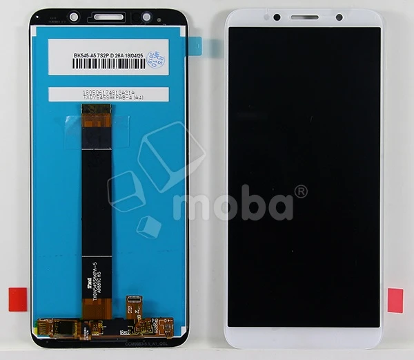 Дисплей для Huawei Y5 2018/Y5 Prime 2018/Y5 Lite 2018/Honor 7A (DUA-L22/DRA-L21/DRA-LX2/DRA-LX5) в сборе с тачскрином Белый - Оптима