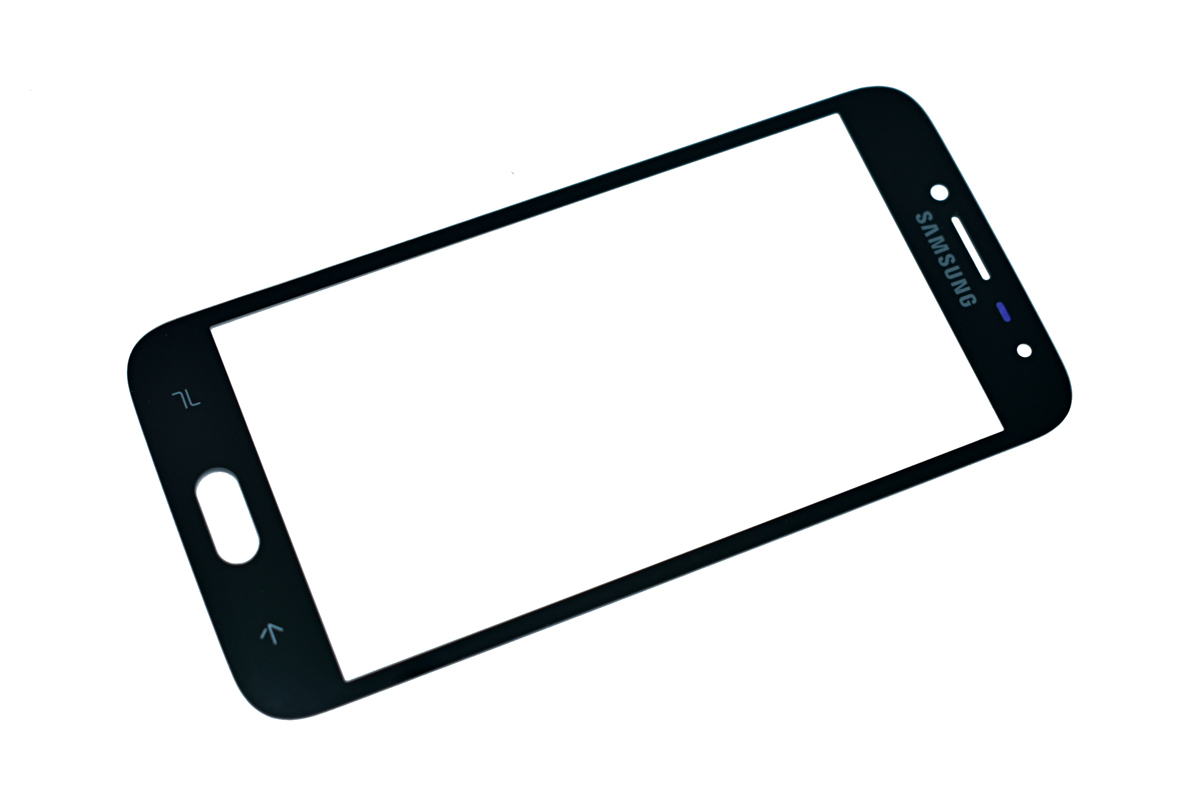 Стекло для переклейки Samsung Galaxy J2 Pro (2018) J250 с OCA пленкой черный
