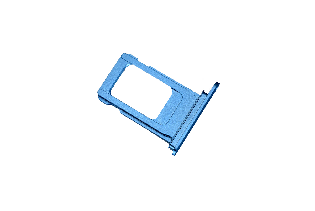 SIM лоток (Держатель сим карты) для iPhone XR 1 SIM blue