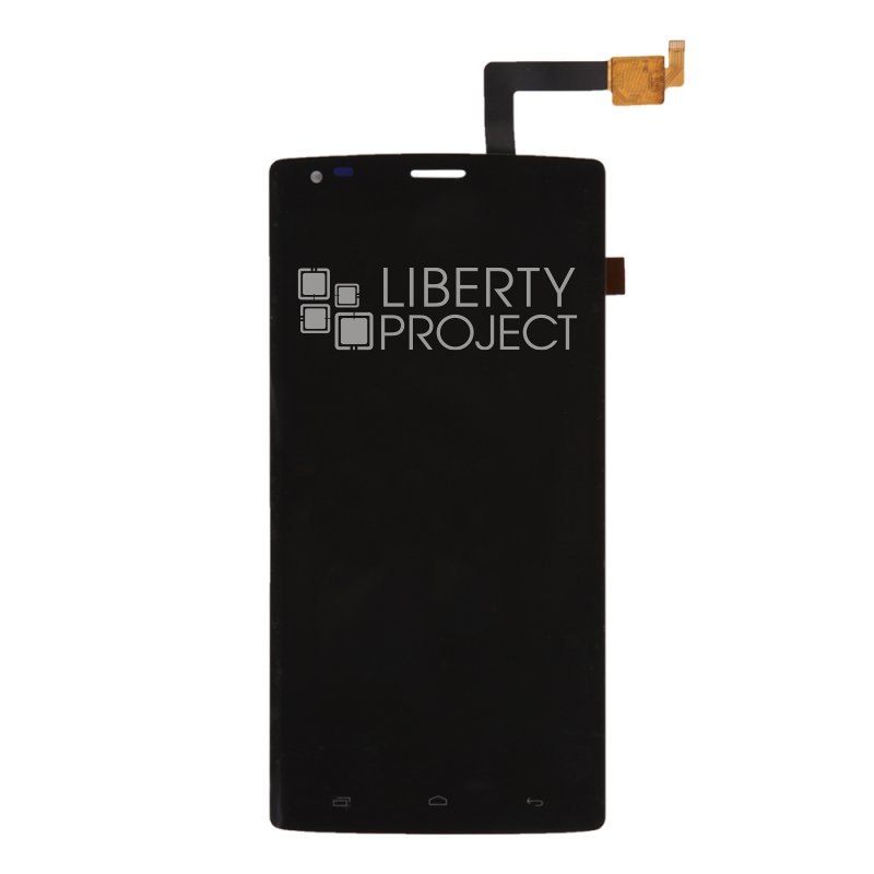 LCD дисплей для Fly IQ4505 Era Life 7 в сборе с тачскрином (черный)
