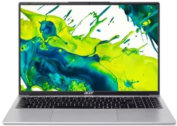 Ноутбук ACER 16" Aspire Lite AL16-54P-763P Core i7 1355U/16Gb/512Gb SSD/Graphics/no OS/Silver (NX.DK6CD.004) ПИ