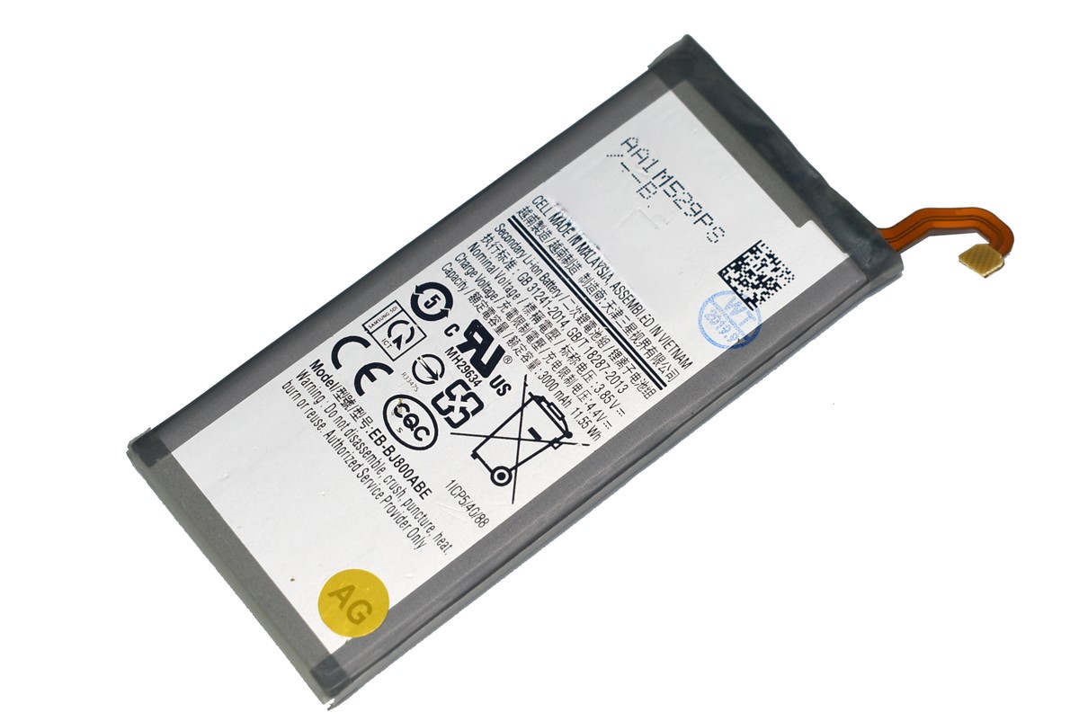 Аккумулятор для Samsung A6 Galaxy SM-A600F/J600F/J8 SM-J800F EB-BJ800ABE 3000 мАч батарея