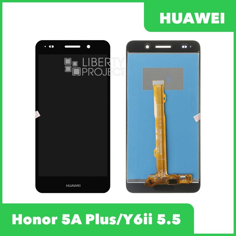 LCD дисплей для Huawei Honor 5A Plus/Y6ii 5.5 (CAM-L21) с тачскрином (черный)