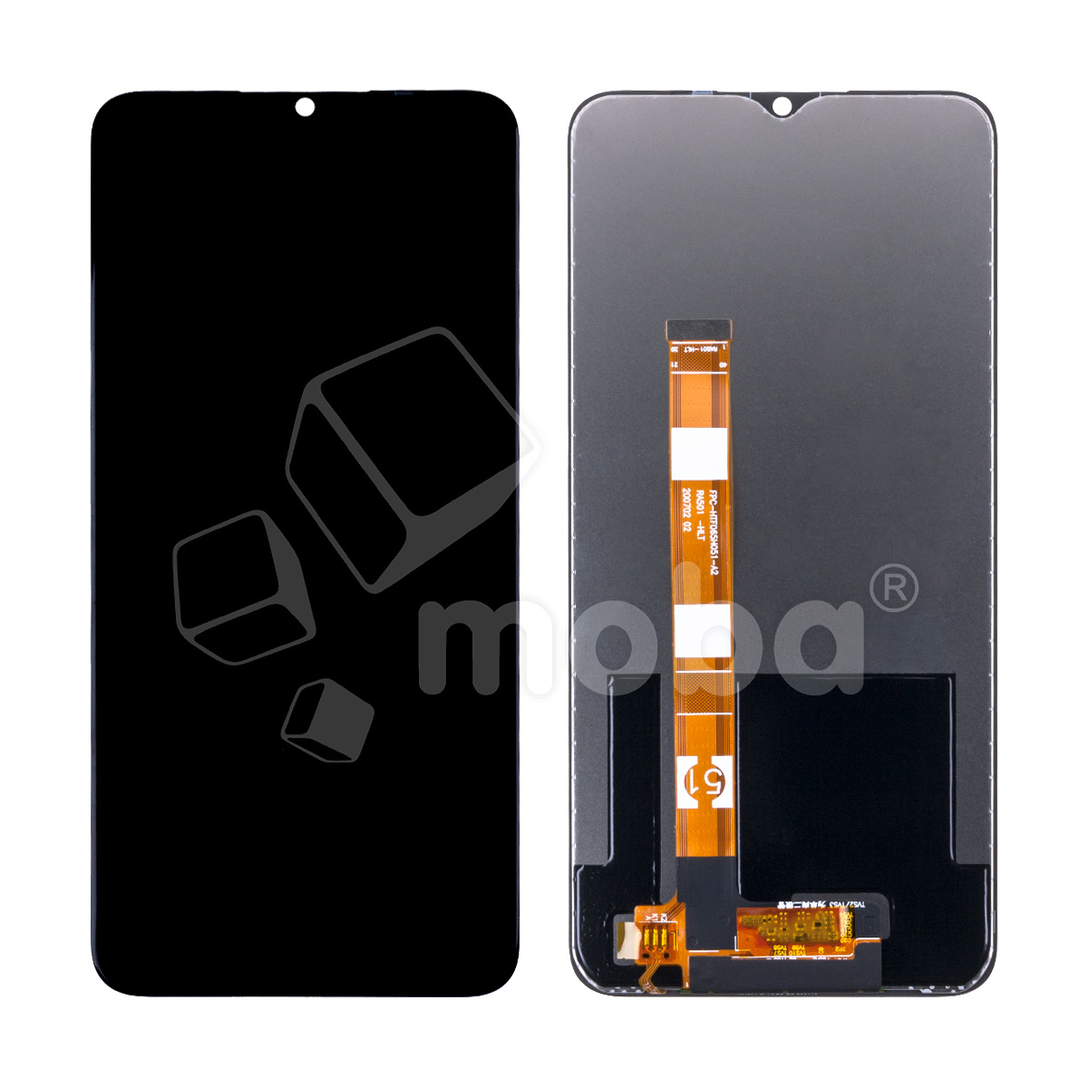Дисплей для Realme C25s (RMX3195) в сборе с тачскрином Черный - OR (HD+, 300 Кд/м2, 60 Гц)