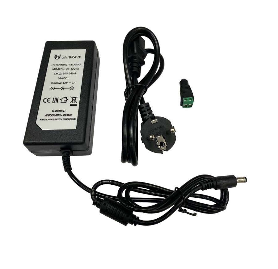 Блок питания Unibrave UB-12V3A